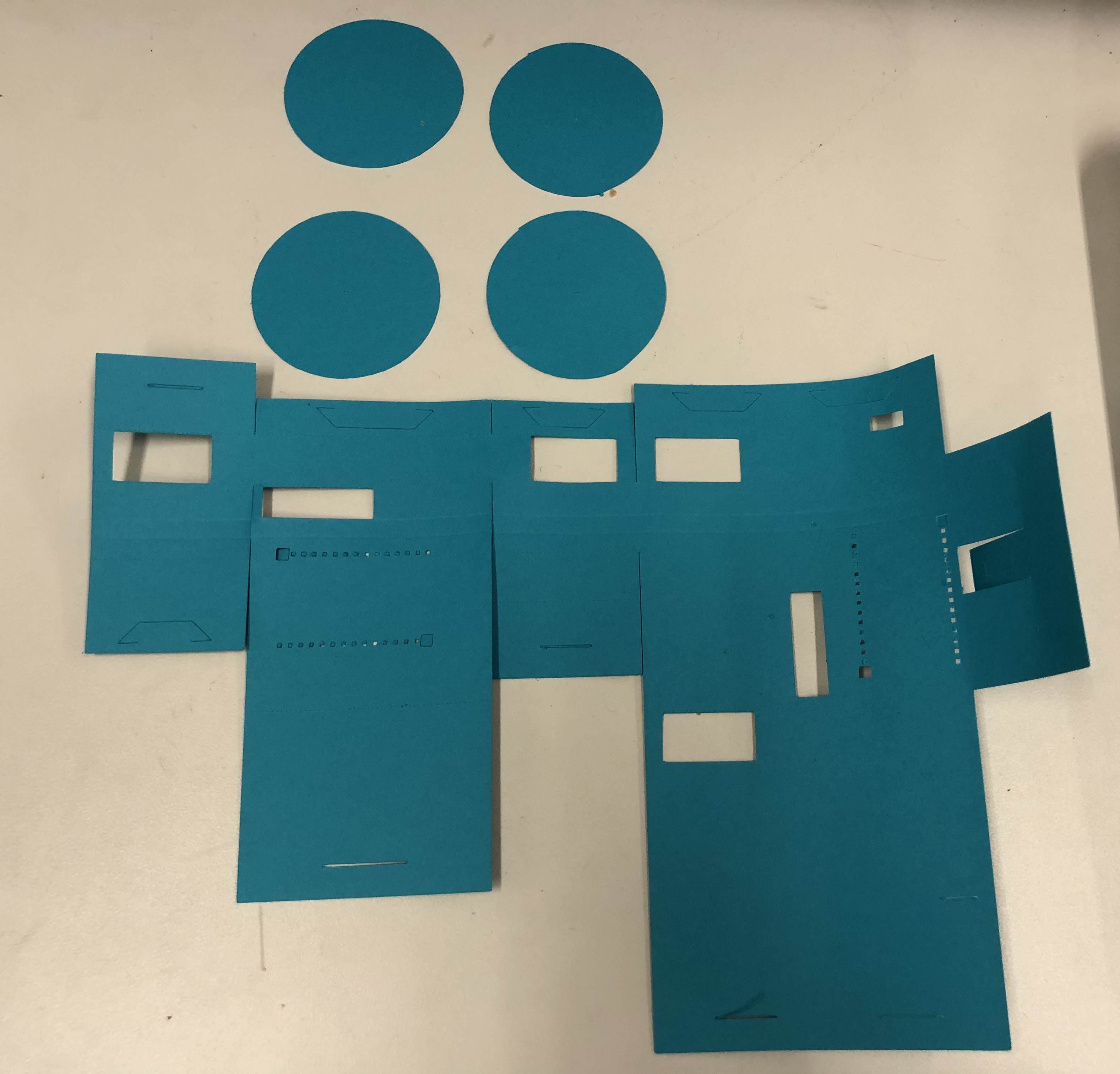 Origami design of the car